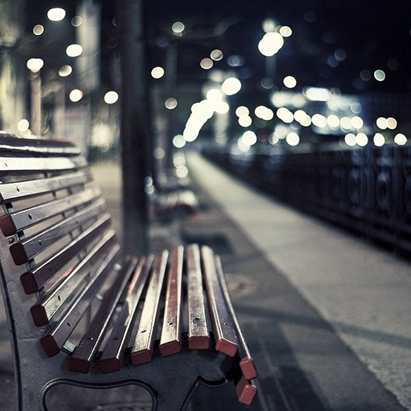 papers.co-mf78-street-chair-melancholy-night-lights-bokeh-city-wallpaper