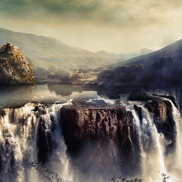 papers.co-mf84-paint-like-mountain-water-fall-nature-wallpaper