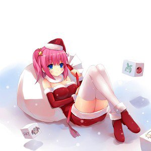 papers.co-ag36-snow-blue-eyes-santa-girl-anime-illust-1-wallpaper