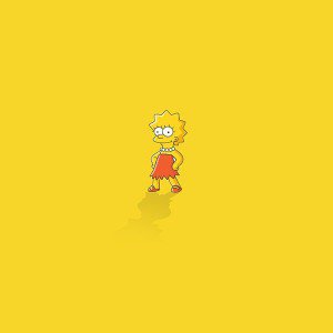 papers.co-ah61-lisa-simpson-minimal-simple-illust-cartoon-1-wallpaper