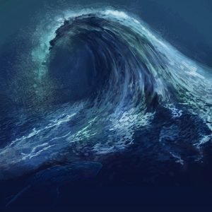 papers.co-ao60-wave-blue-whale-art-illust-1-wallpaper