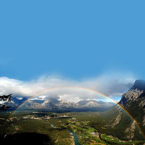 papers.co-ma55-rainbow-town-mountain-nature-1-wallpaper1