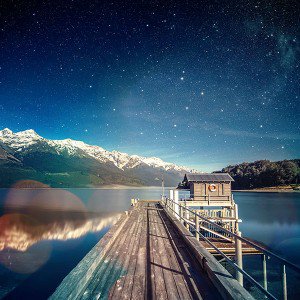 papers.co-mm10-star-shiny-lake-sky-space-boat-flare-1-wallpaper